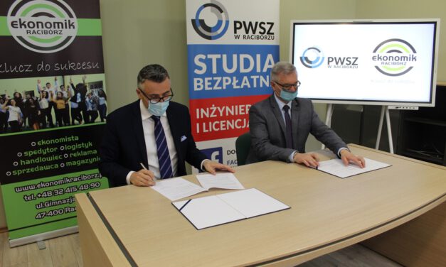 Podpisanie umowy o współpracy z Państwową Wyższą Szkołą Zawodową w Raciborzu