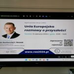 Klasa 1c wzięła udział w ogólnopolskiej lekcji online „Unia Europejska – rozmowy o przyszłości”