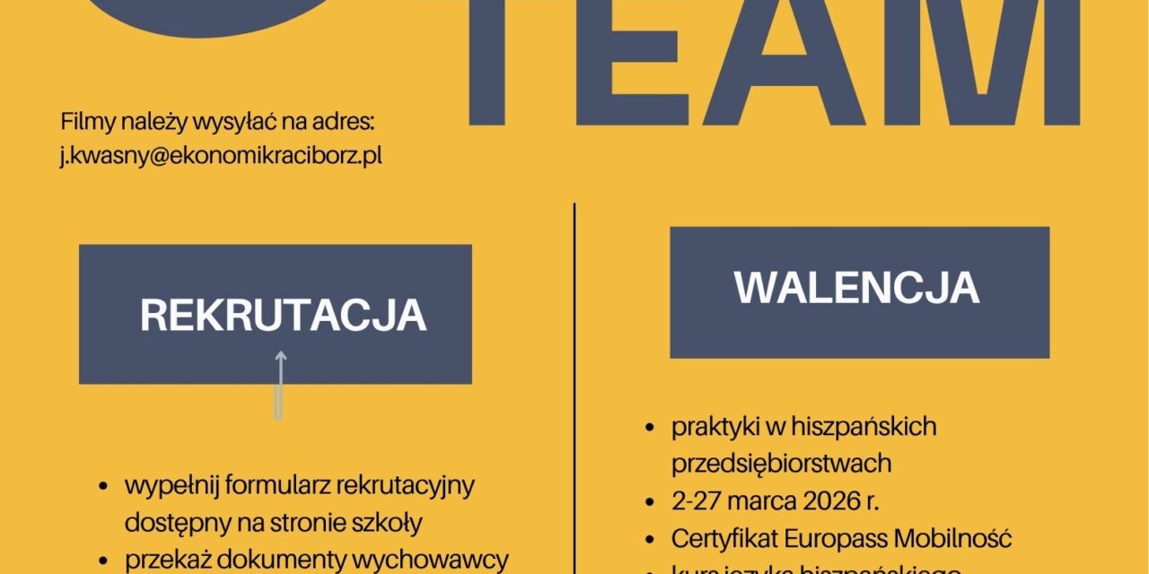 Erasmus 2026 – rekrutacja